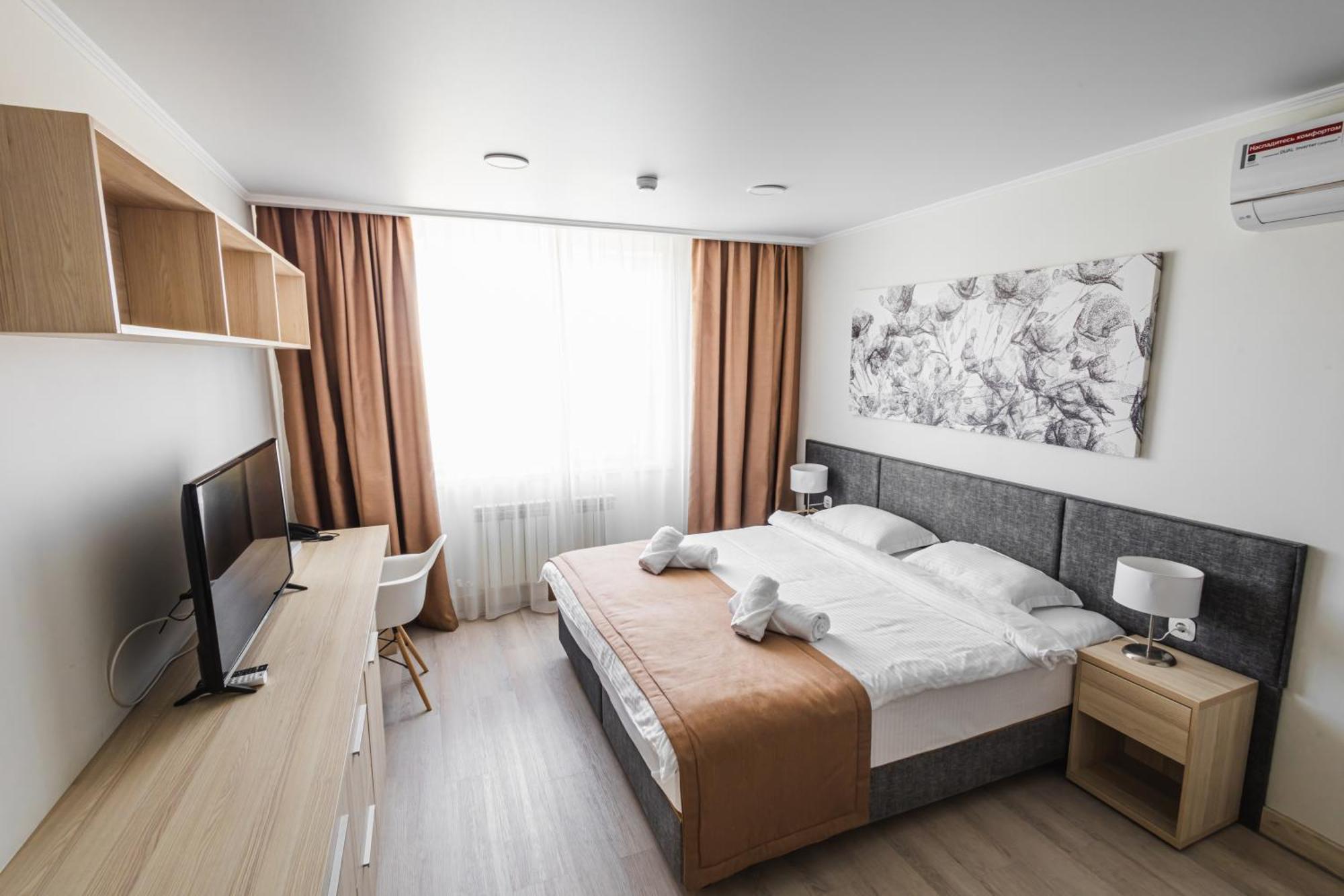 уютные в Yes Aparts с видом на ботанический сад Apartment Astana
