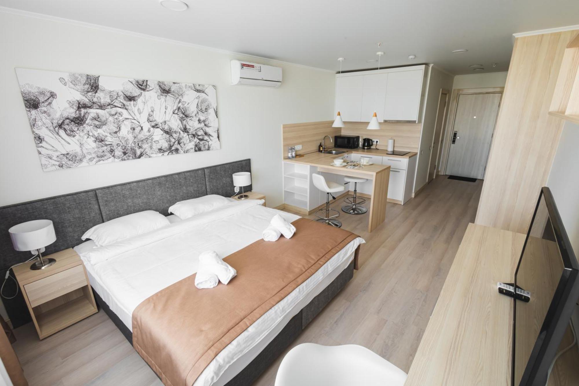 Apartment уютные в Yes Aparts с видом на ботанический сад Astana
